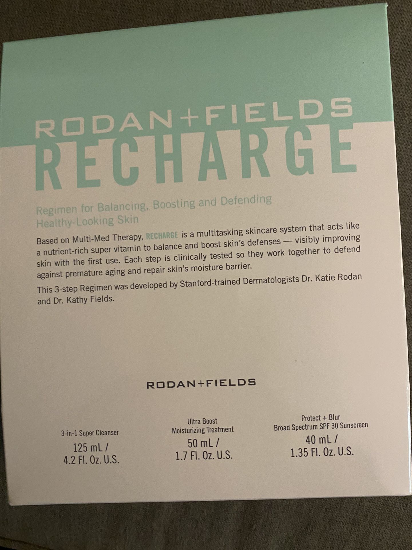 Rodan and field Recharge full regimen