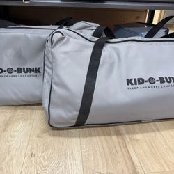 Kid-O-Bunk Portable Bunk Bed System - Great Condition + Manual Included