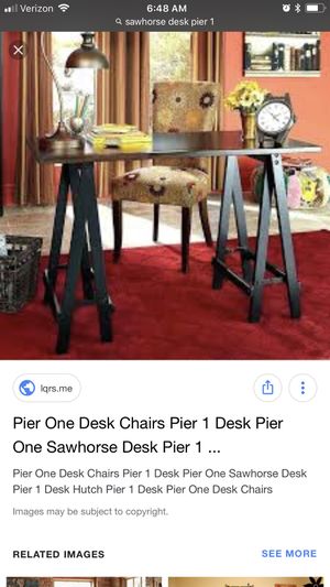 Pier 1 Sawhorse Desk For Sale In Hanford Ca Offerup