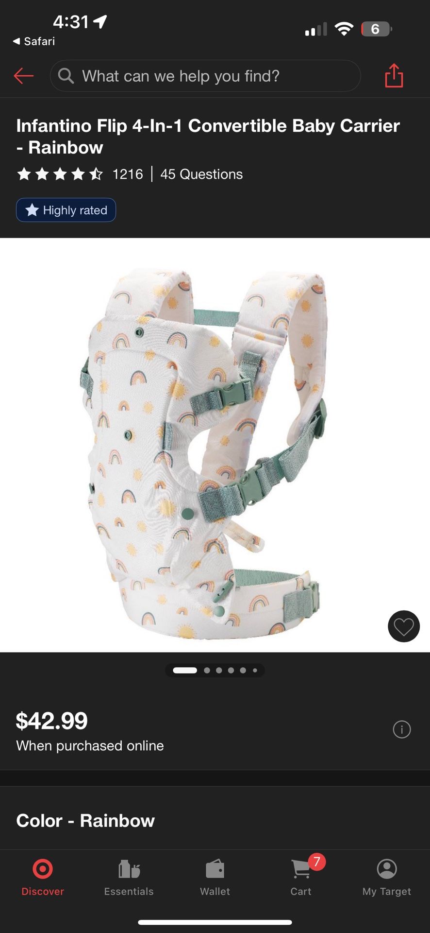 Infantino Baby Carrier