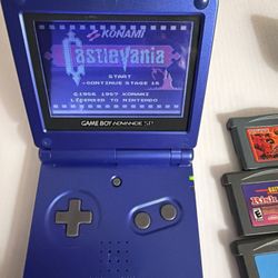 Gameboy Advance Cobalt Blue Sp