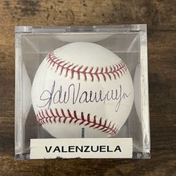 Fernando Valenzuela Autographed Baseball Authenticated
