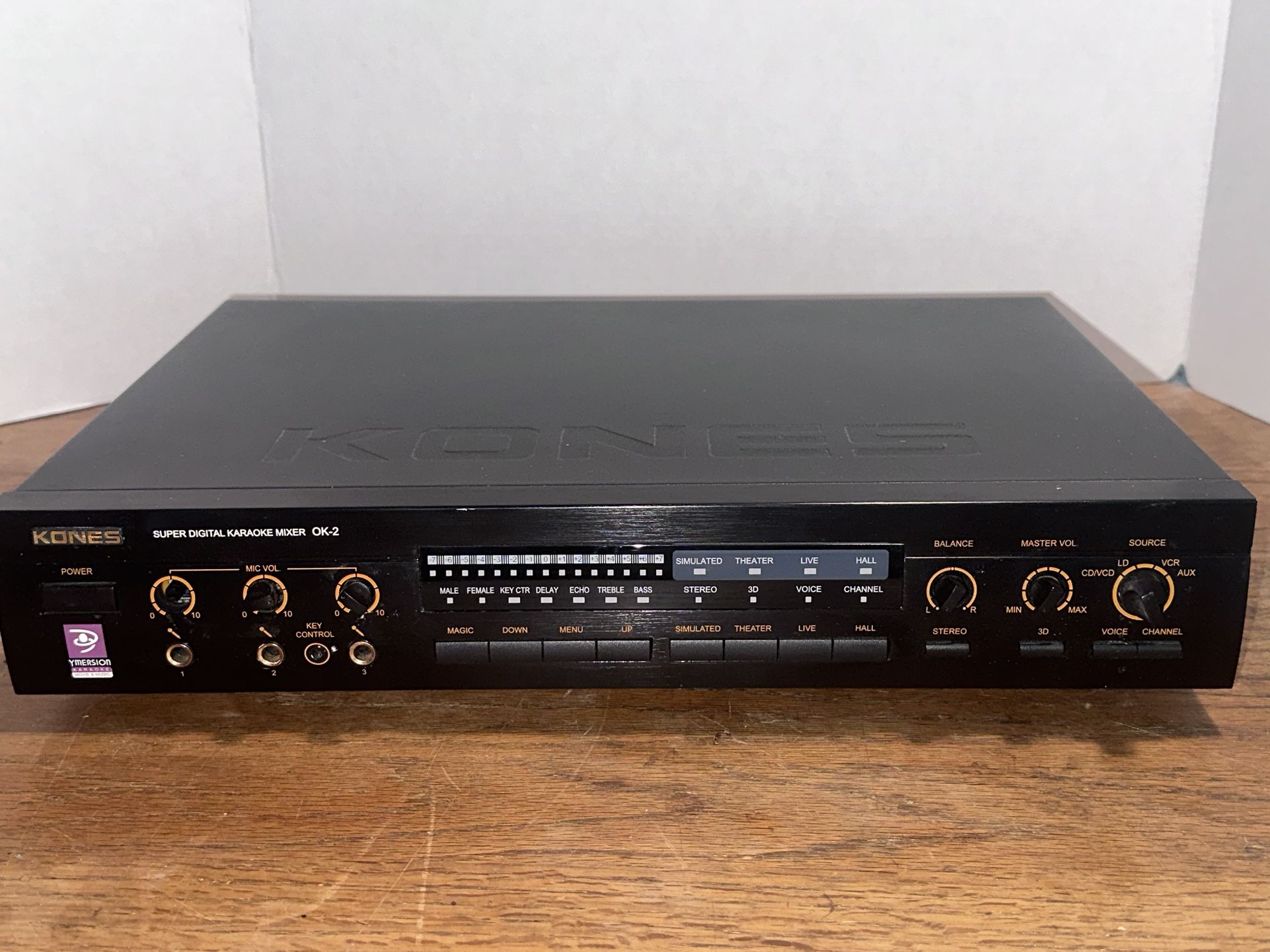 KONES OK-2 Super Digital Karaoke PRE AMP Amplifier Mixer USA