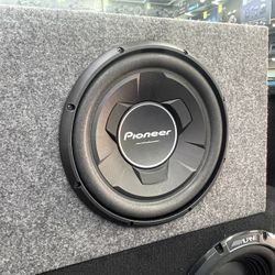 Pioneer 12 Inch Subwoofer With Custom Box