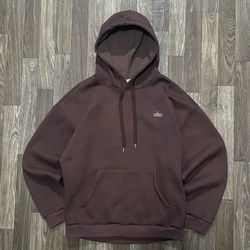 ALO Dark Brown Accolade Hoodie