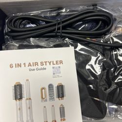 New In Box, 6 In 1 Hair Dryer Styling Tool