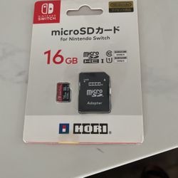 Mirco Sd Card And Adapter 16gb  For Nintendo Switch GIVE ME OFFERS