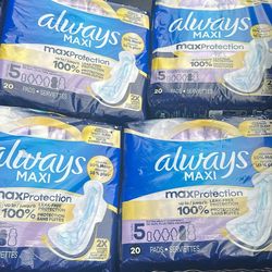 Always Pads Overnight 5