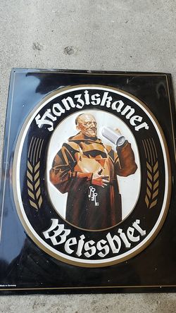 Franziskaner weissbier sheet steel