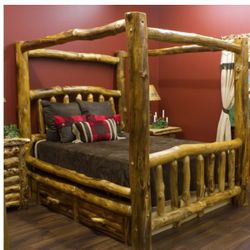Log cabin Bed