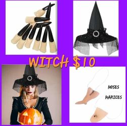🧙‍♀️🧹witch costume accessories  🧹🧙‍♀️accesorios para disfras de bruja