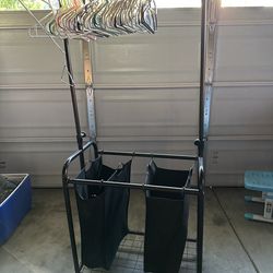 Metal Rolling Laundry Sorter
