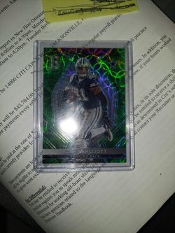 2017 panini spectra football Ezekiel Elliott #1 green scope  /25