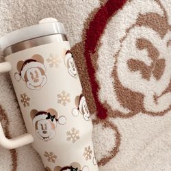 Disney Minnie And Mickey Stanley Dupe Cup Christmas Gift 
