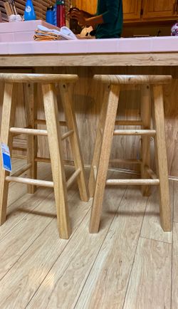 Wooden stools