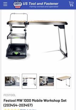 FESTOOL MW 1000 MOBILE WORKSHOP SET((contact info removed)57)