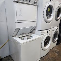 💯WASHER AND ELECTRIC DRYER WHILPPOL  STACABLE 