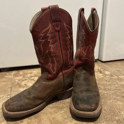 Boys Cody James Square Toe Boots