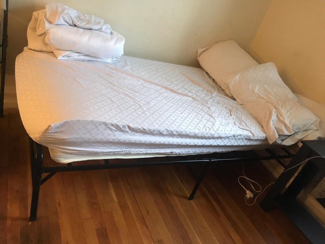 Bed frame and mattress