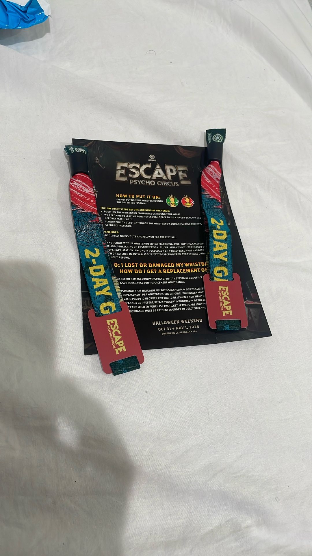 2025 Escape Halloween 2 Day GA Tickets
