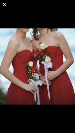 Short Red Wedding / Cocktail Dress