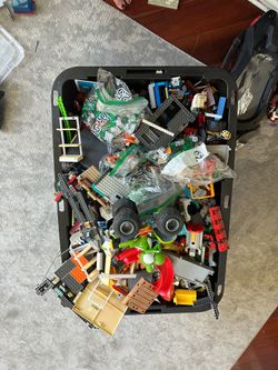 3 large bins with over 20,000 legos