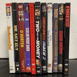 Assorted Vintage DVD Collection, Lot Of 11