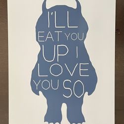 Monster Print 8.5”x11” 