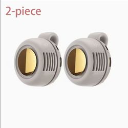 Portable Bladeless Neck Fan - Clip-On, 3-Speed, Rechargeable