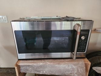 GE Cafe Microwave/Convection/Airfryer/Vent Hood In Almost New Condition