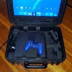 Ps4 case outlet with screen