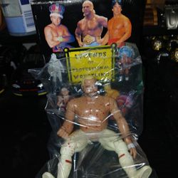 Brand New Legends Of Professional Wrestling Eddie Gilbert Bloody Action Figure ...Very Rare...