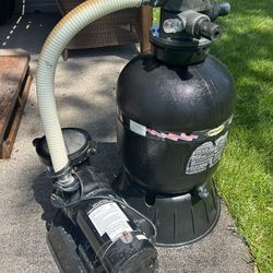 Pool Sand Filter And  Pump