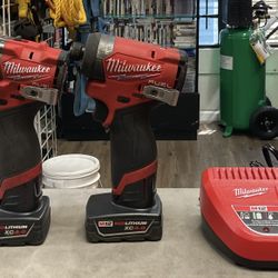 Milwaukee M12 Fuel Brushless Drill Set Complete 