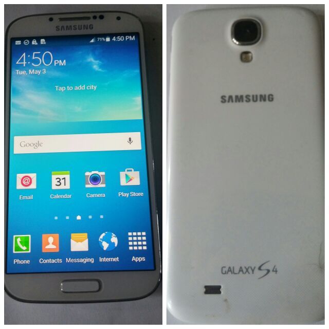 WHITE T-MOBILE SAMSUNG GALAXY S4 4G 16GB