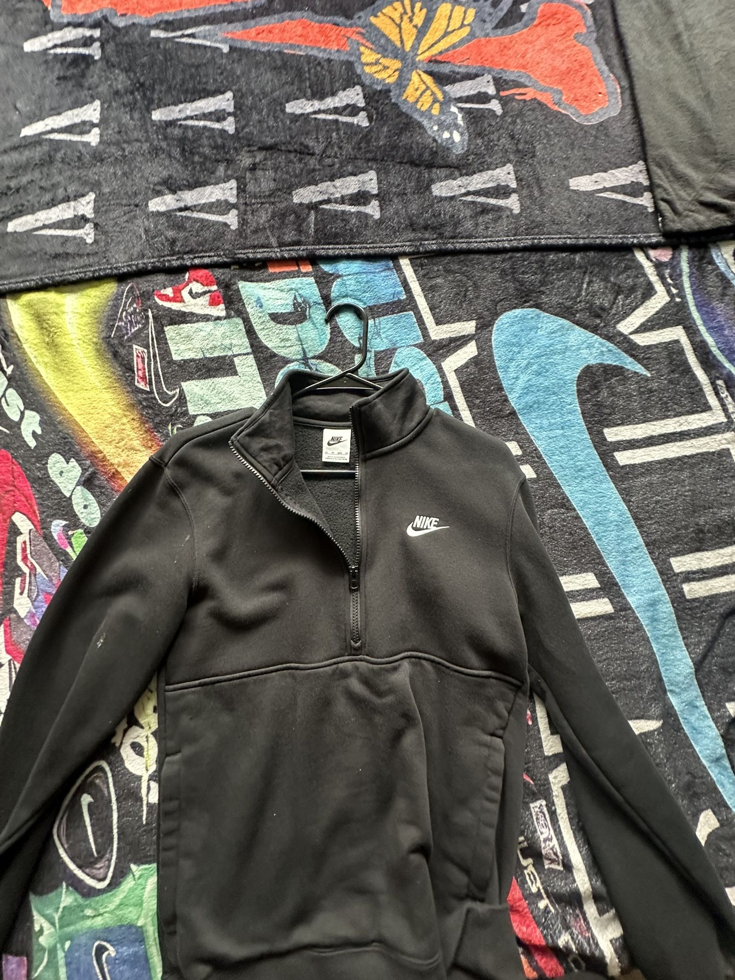 Nike 1/2 Zip Up Sweatshirt (No Hood)