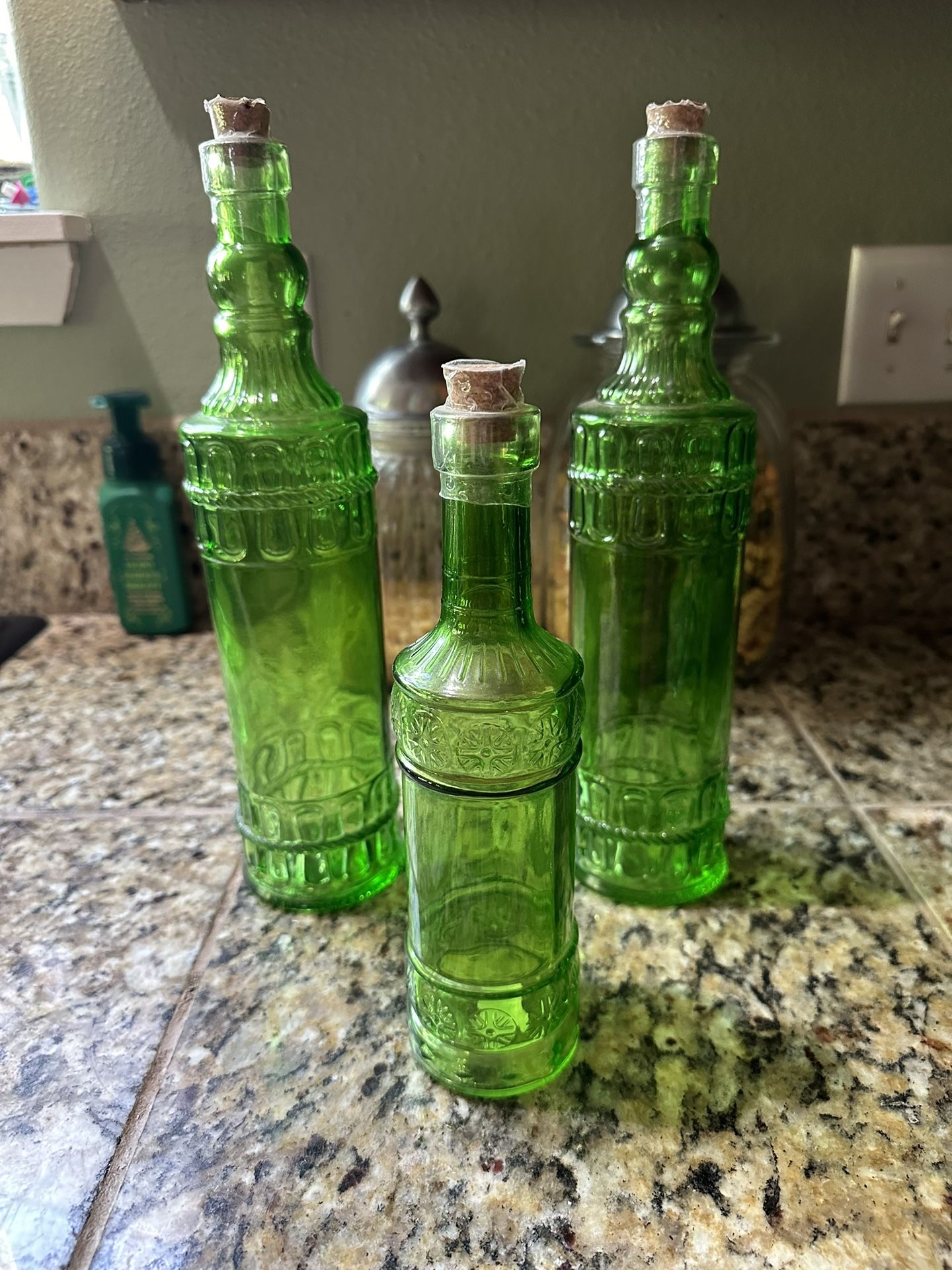 New Glass Bathroom Kitchen Home Decor Bottles