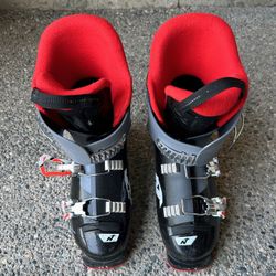 Nordica Junior Speedmachine J3 Ski Boots with Weight Adjuster - Size 24.5