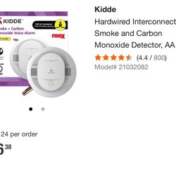 kidde carbon and monoxide alarm 