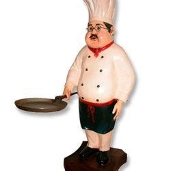 CHEF.   VINTAGE.  EXTRA LARGE.   ALMOST 3 FT TALL.  
