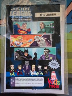 JUSTICE LEAGUE UNLIMITED THE JOKER BOBBING HEAD HEROES 2 Arby's