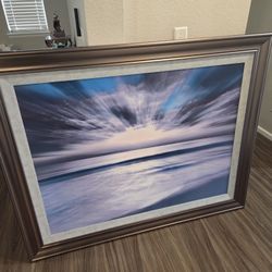 Framed And Mounted Large Wall Art - Sunrise
