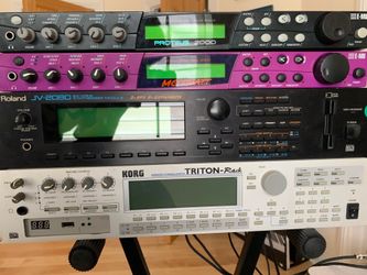 E-my Akai or Ensoniq sampler or rack synth module