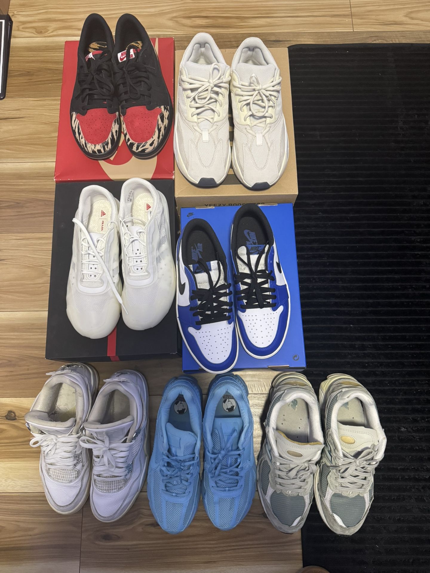 Jordan’s, New Balance, Yeezy shoes