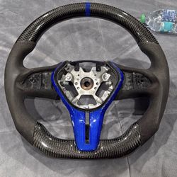 Q50/Q60 18+ Carbon Steering Wheel W/ Alcantara 