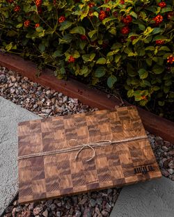 Custom hardwood cutting board