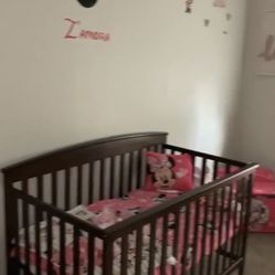 Toddler Bed & Baby Crib With New Mattresses 
