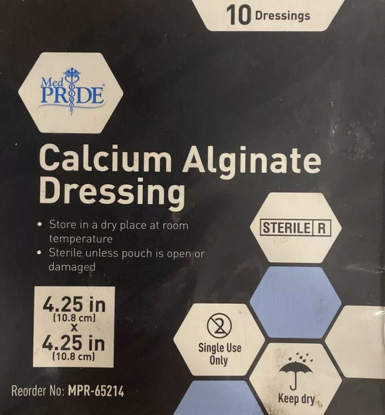 calcium alginate dressing