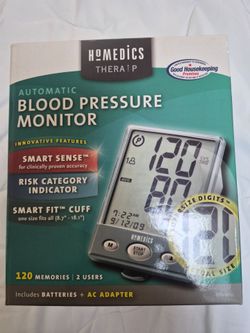 Homedics blood pressure monitor