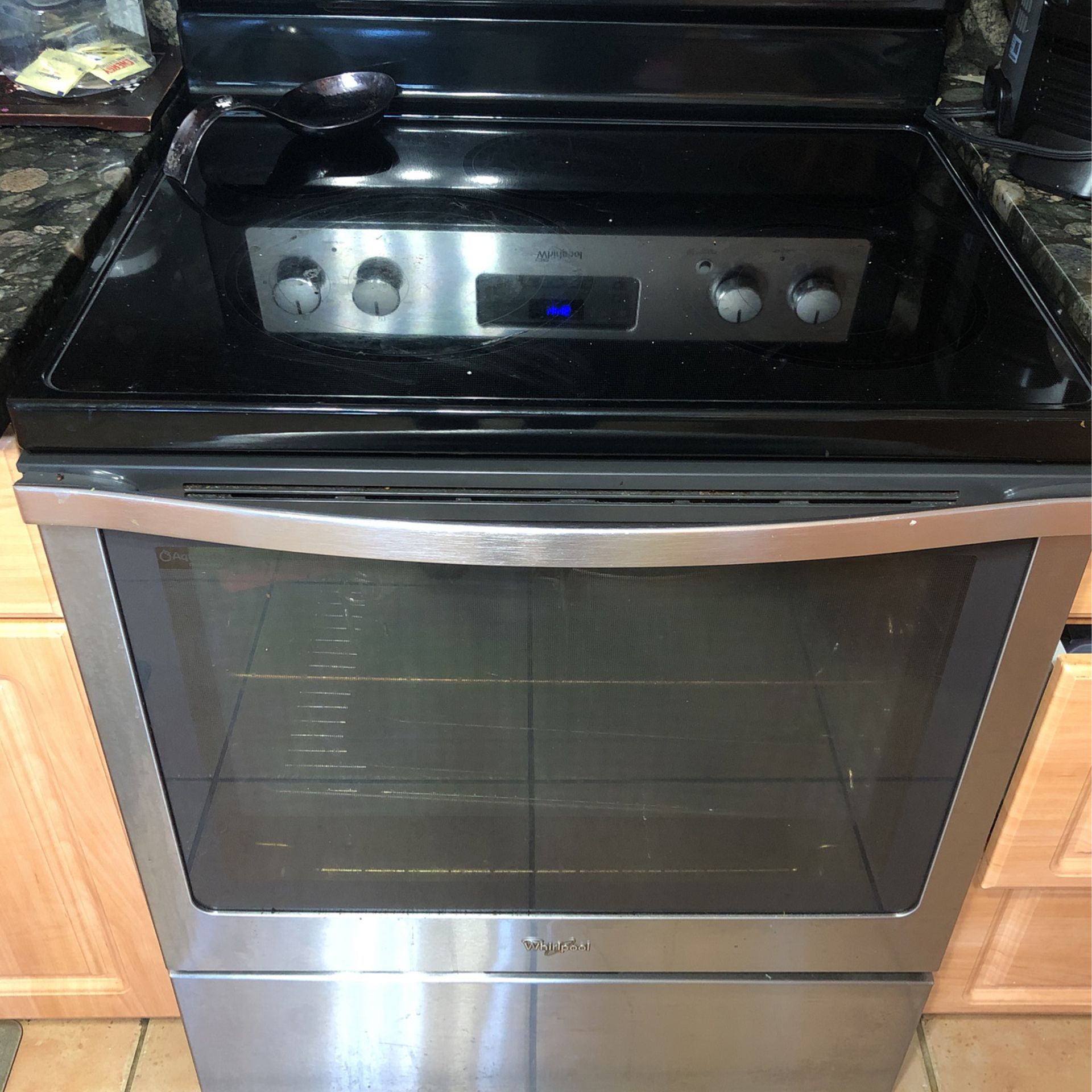 Whirlpool Stainless Steel Glass Countertop Stove